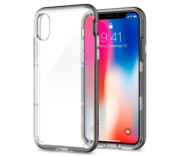 Etui Neo Hybrid Crystal do iPhone X szare - 386759 - zdjęcie 7